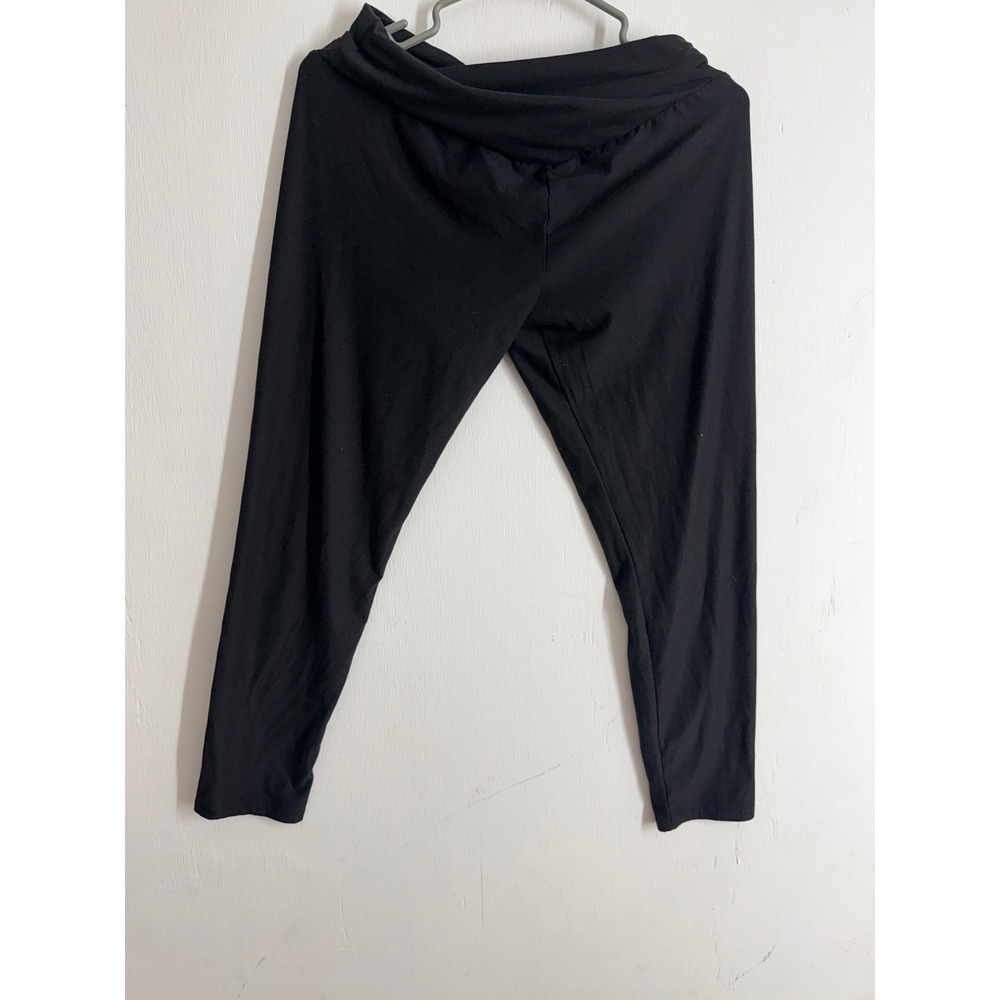 No Boundaries Black Leggings Womens XL 15-17 Solid Casual Stretch Ankle Pants